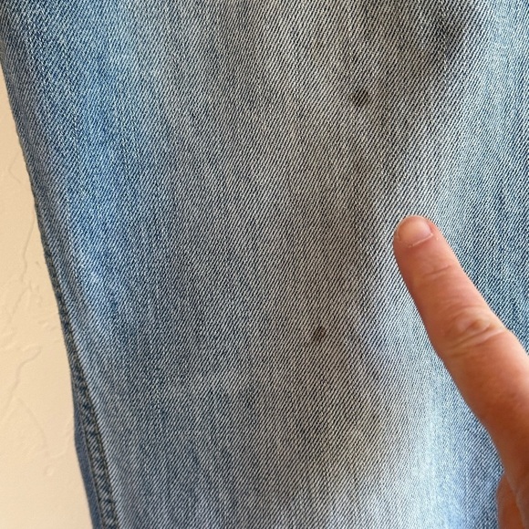 Levi’s 505 Classic Blue Medium Wash Straight Leg Denim Jeans Sz 33x30 - Picture 3 of 15